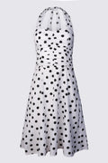 Y2K F21 Polka Dot Cotton Halter Dress XS/S