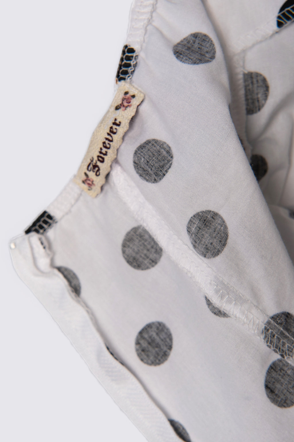 Y2K F21 Polka Dot Cotton Halter Dress XS/S