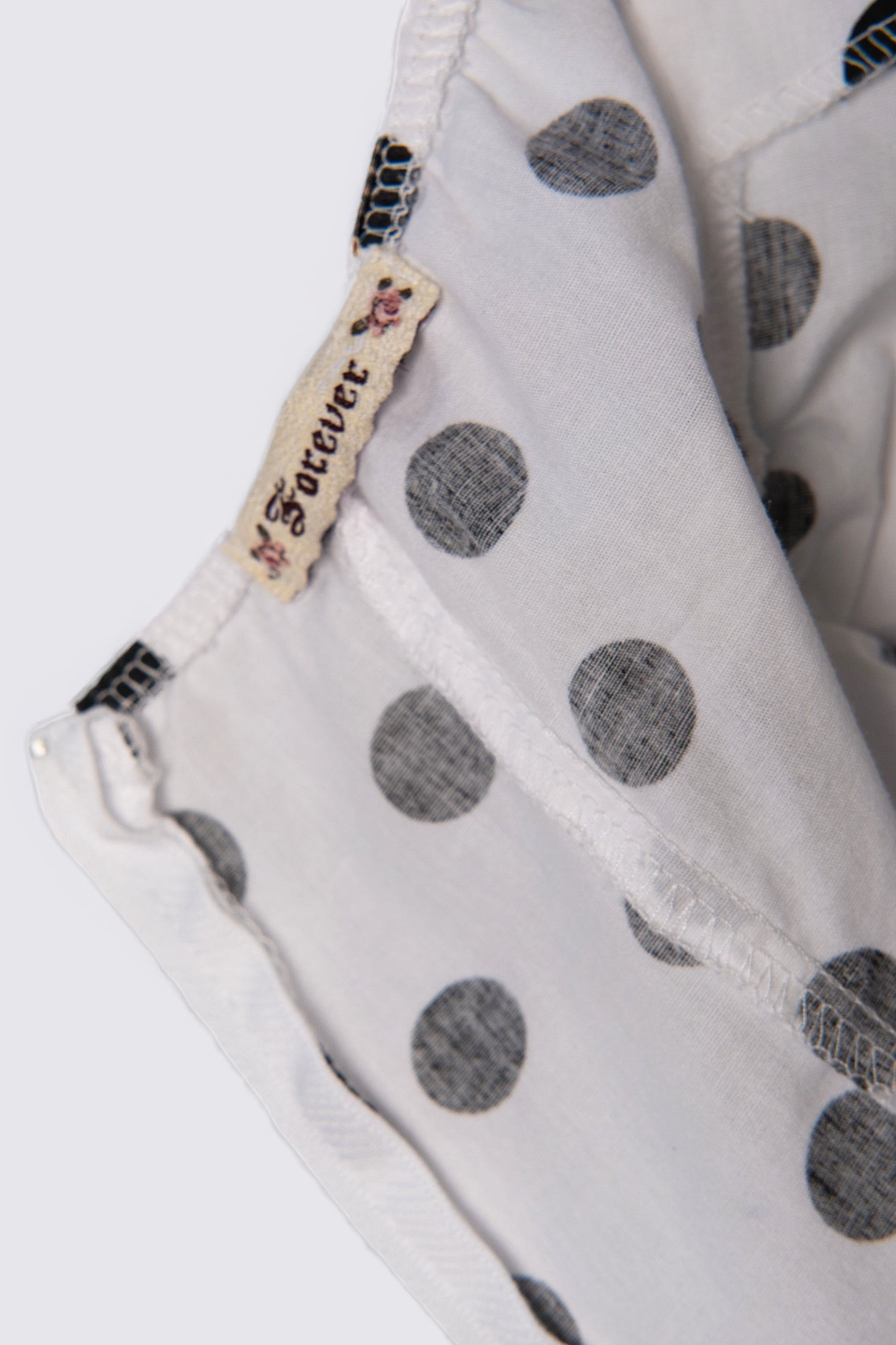 Y2K F21 Polka Dot Cotton Halter Dress XS/S