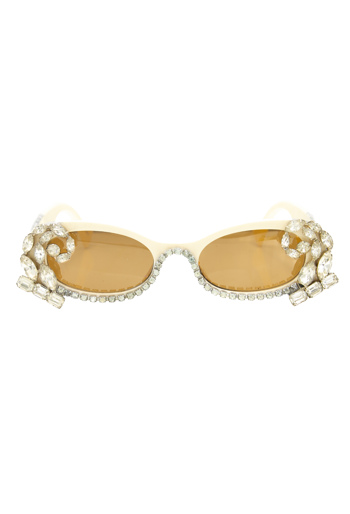 Dancing Queen Jeweled Oval Sunnies