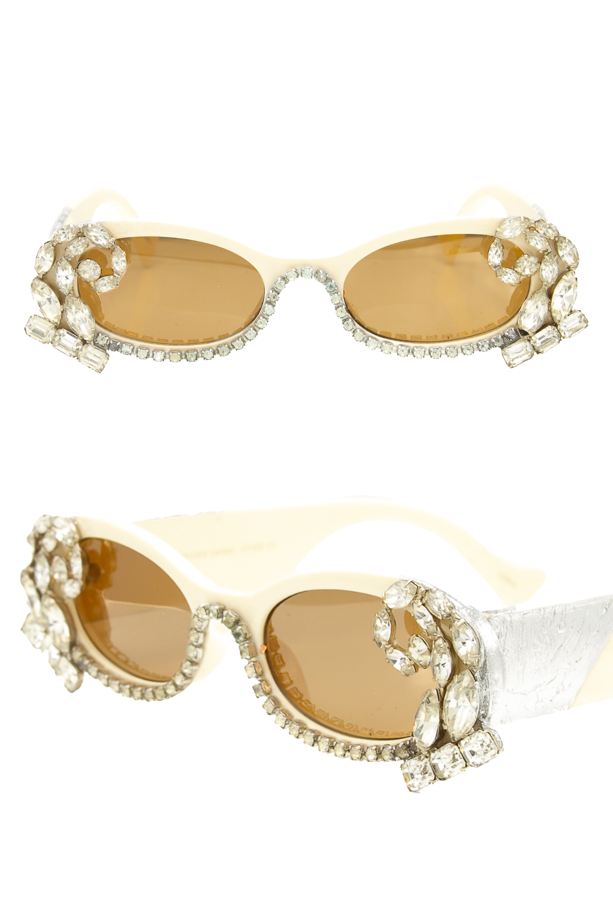 Dancing Queen Jeweled Oval Sunnies