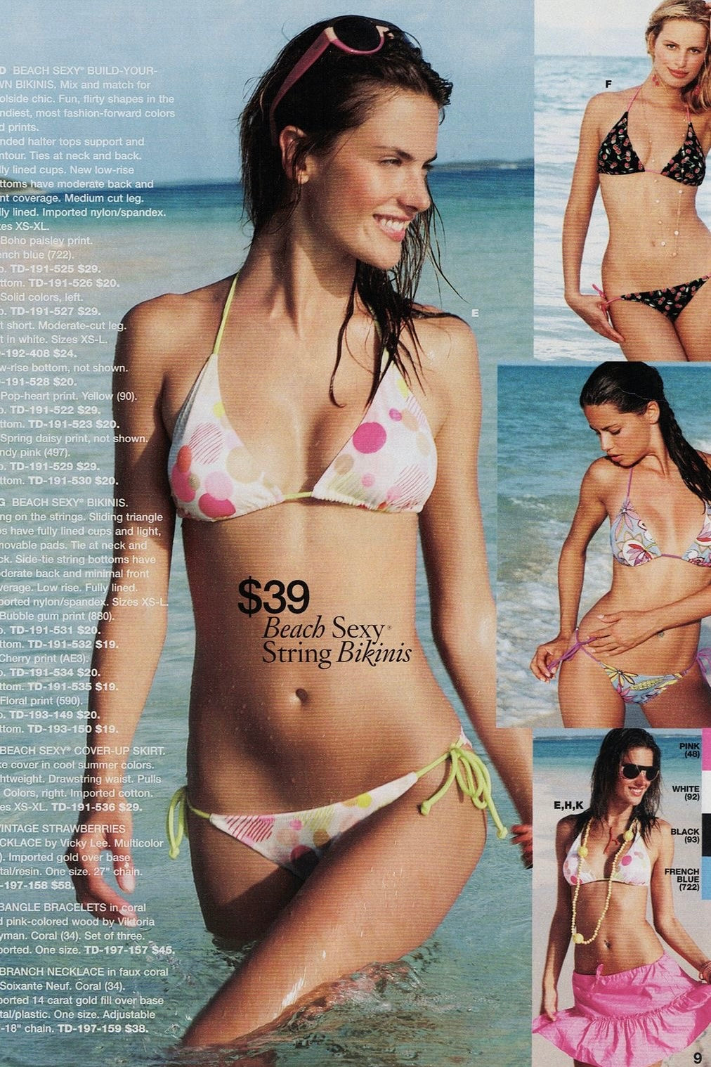 2006 Victoria's Secret Polka Dot Graphic Bikini