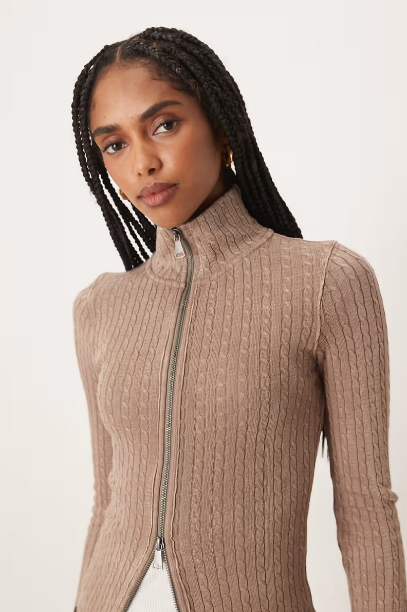 Free People Brunch Girl Zip Up