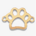 Archie Outline Paw Print Connector