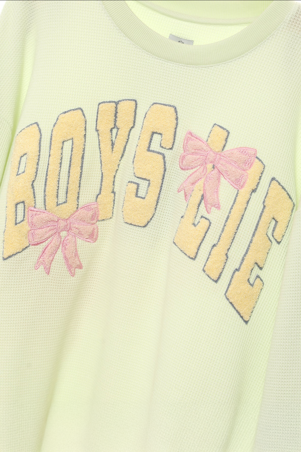 Boys Lie Bows Kara Crewneck