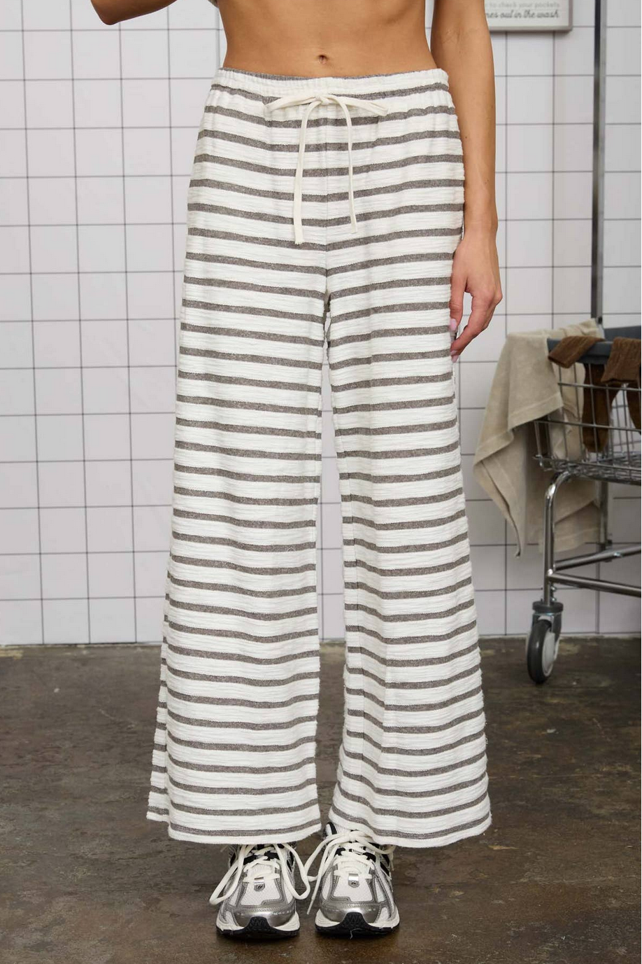 Seaside Wide Leg Cotton Lounge Pant
