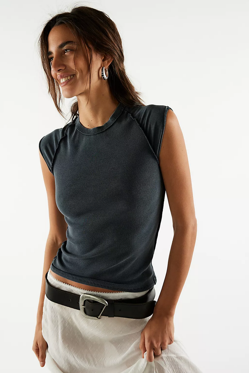 Free People Ever Had Crewneck Baby Tee