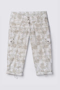 Y2K Timezone Lowrise Floral Plaid Capris