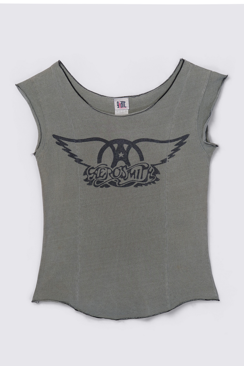 Rare 90s Giant Aerosmith Deconstructed Baby Tee
