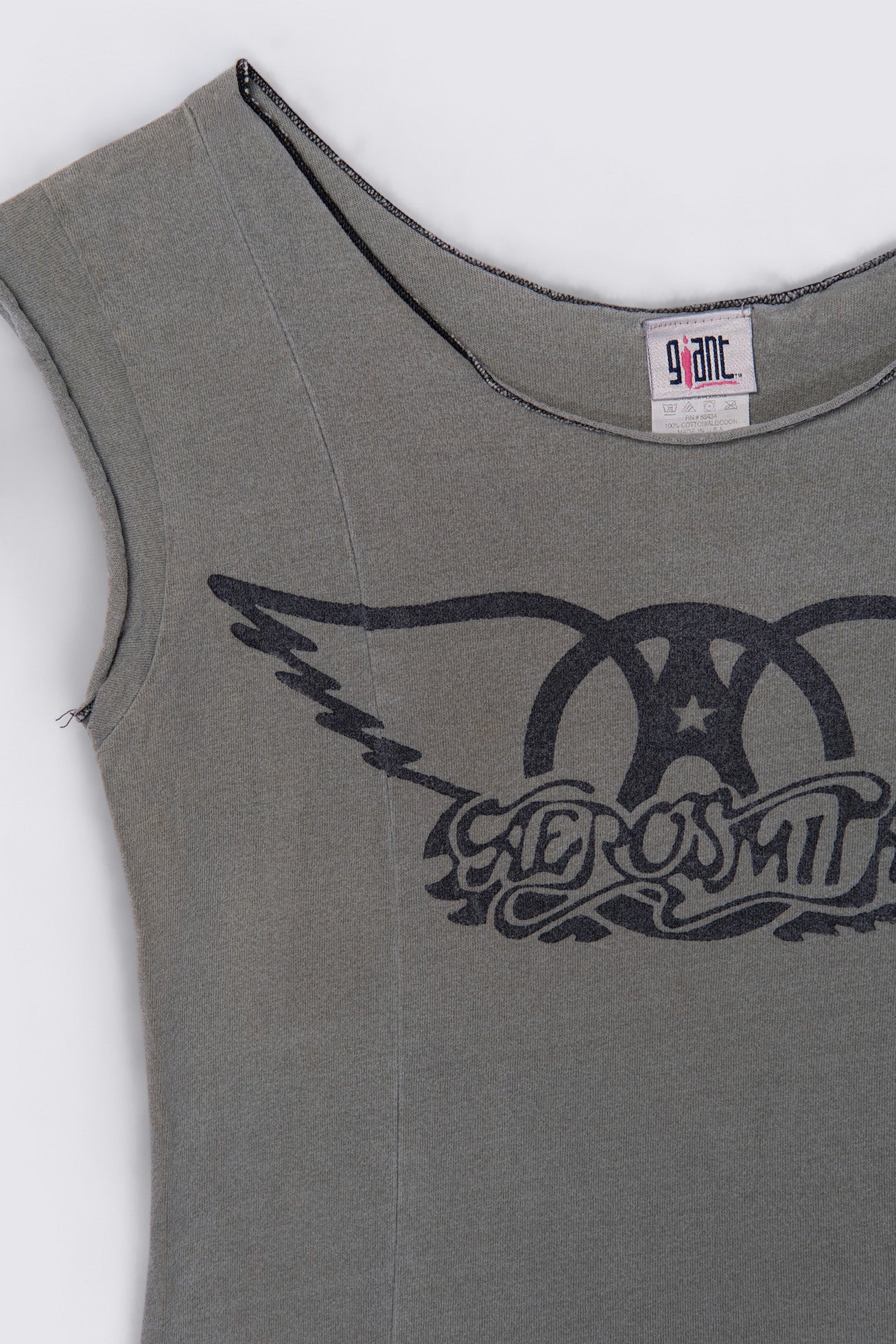Rare 90s Giant Aerosmith Deconstructed Baby Tee