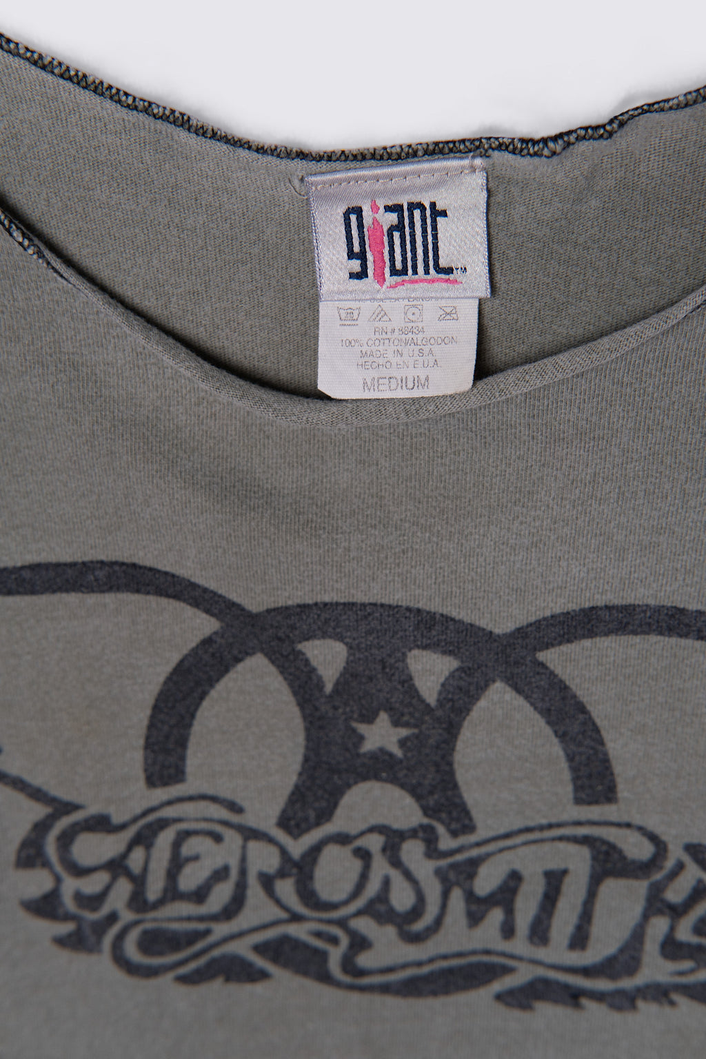 Rare 90s Giant Aerosmith Deconstructed Baby Tee