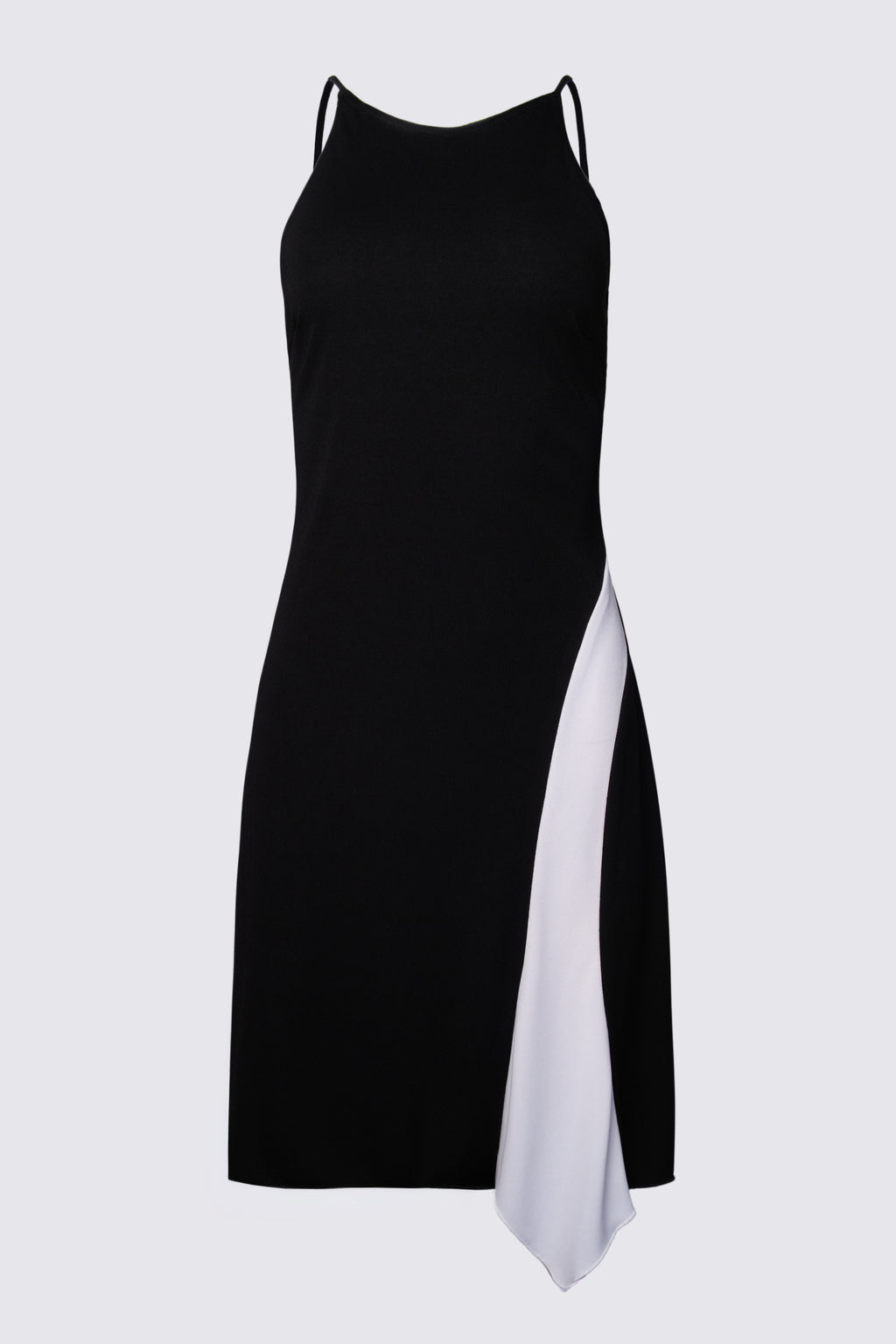 90s Jump Black & White Slip Dress