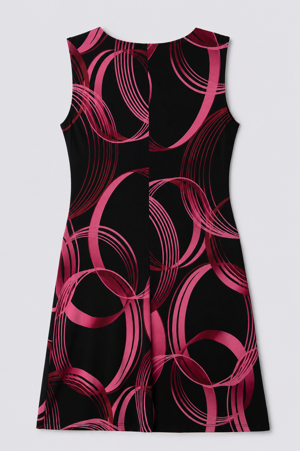 Y2K Lipstick Swirl Print Mini Dress