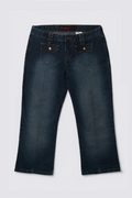 Y2K Mudd Midrise Denim Capris