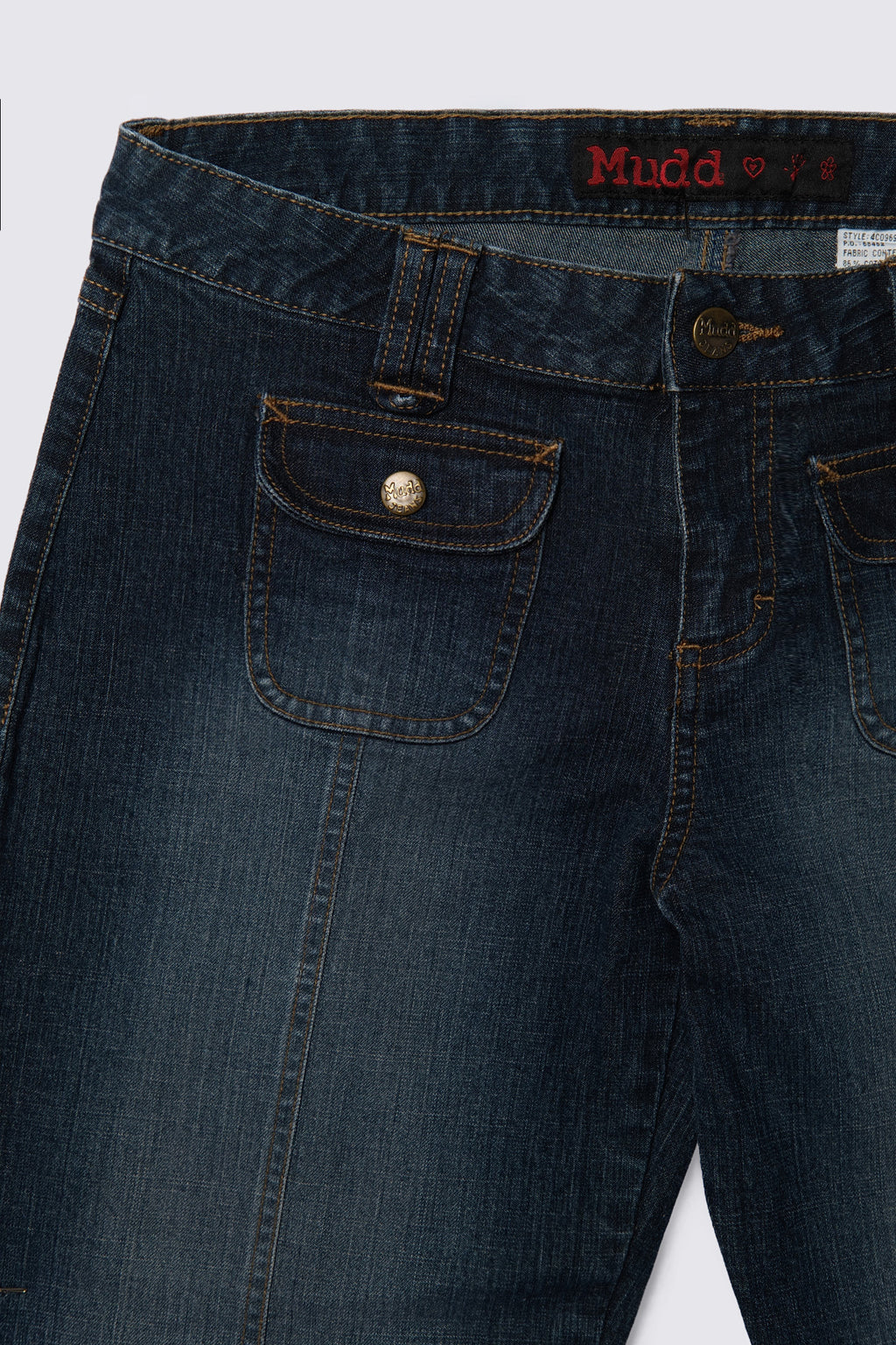 Y2K Mudd Midrise Denim Capris