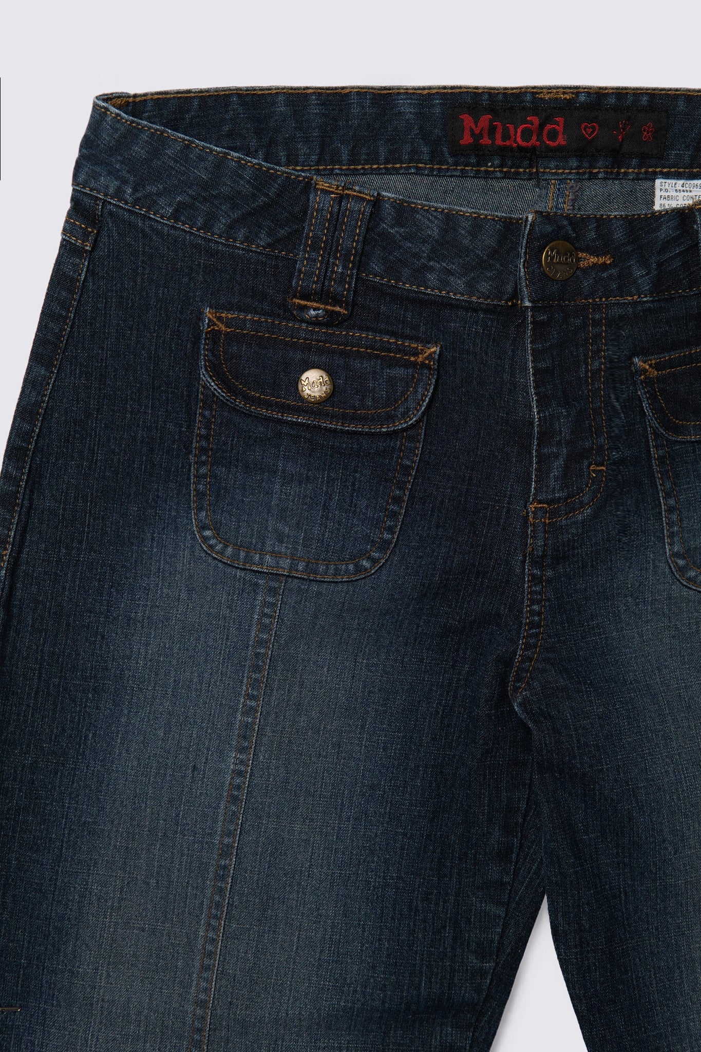 Y2K Mudd Midrise Denim Capris