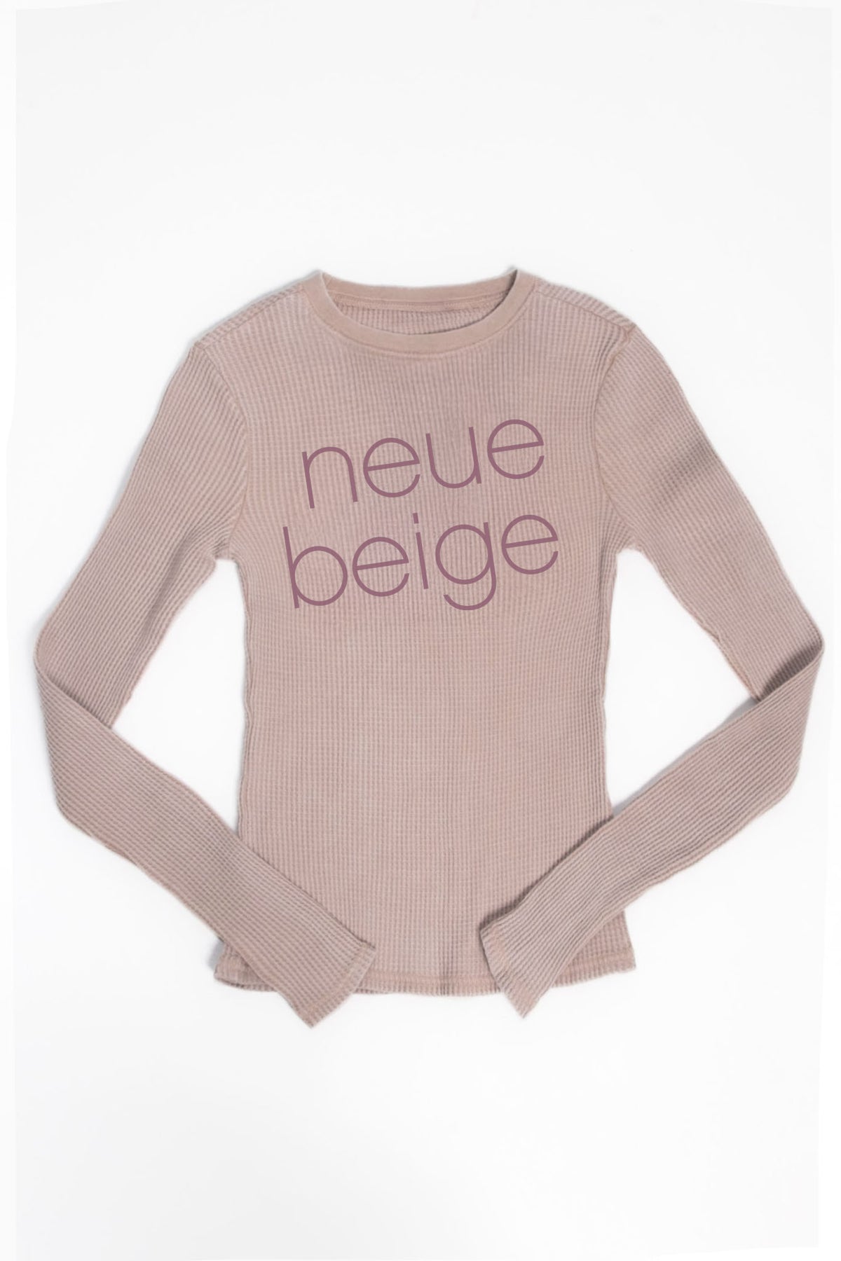 Neue Beige Long Sleeve Thermal Top