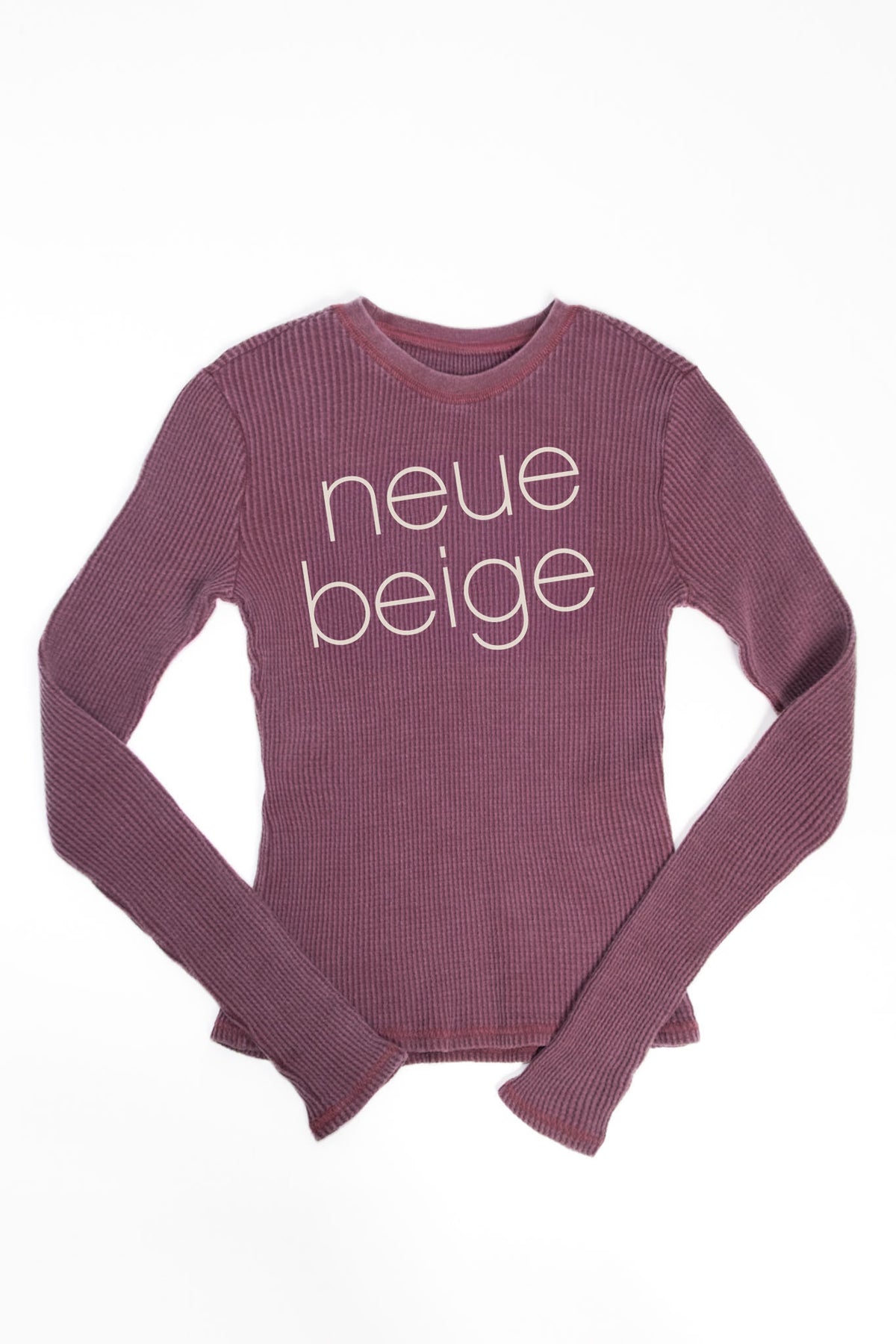 Neue Beige Long Sleeve Thermal Top