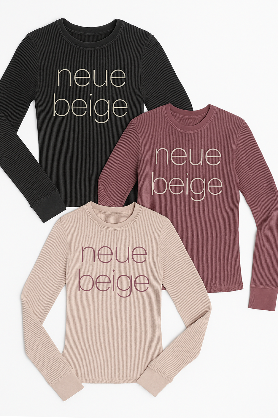 Neue Beige Long Sleeve Thermal Top