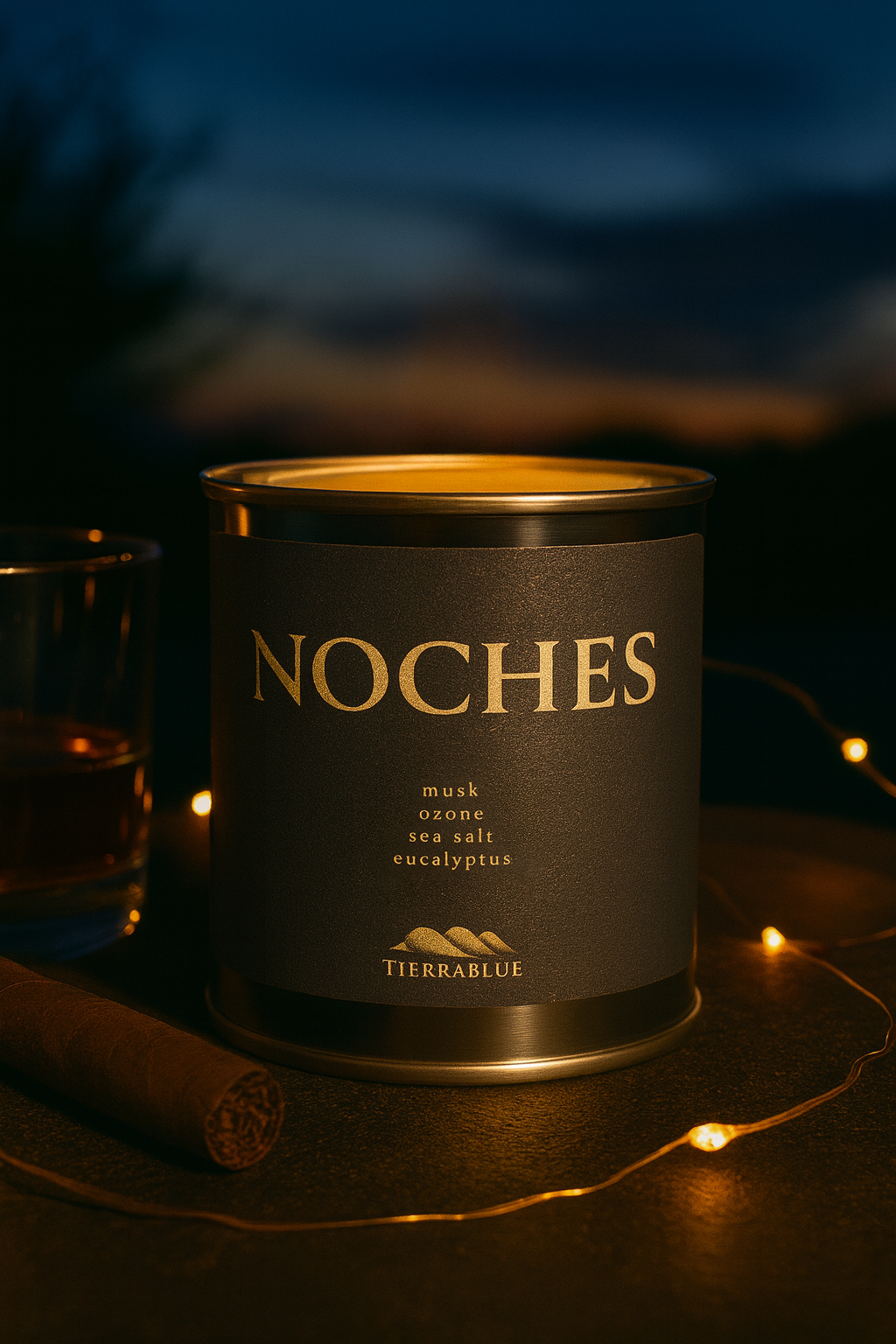 TierraBlue 7oz. Candle - Noches