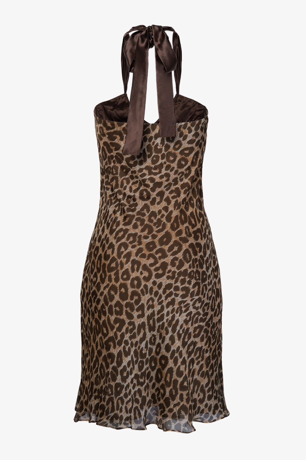 Y2K Deadstock Fiori Di Zucca Silk Halter Dress