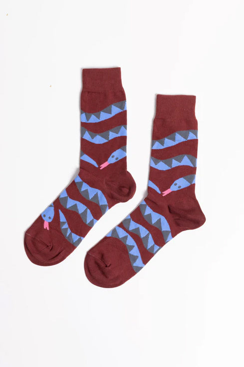 Yellow Owl Workshop Snake Socks