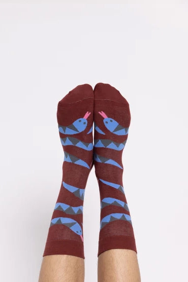 Yellow Owl Workshop Snake Socks