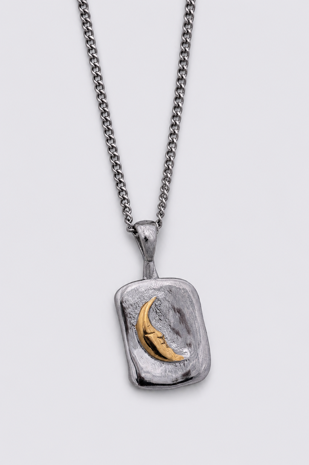 Sun & Moon Mixed Metals Pendant