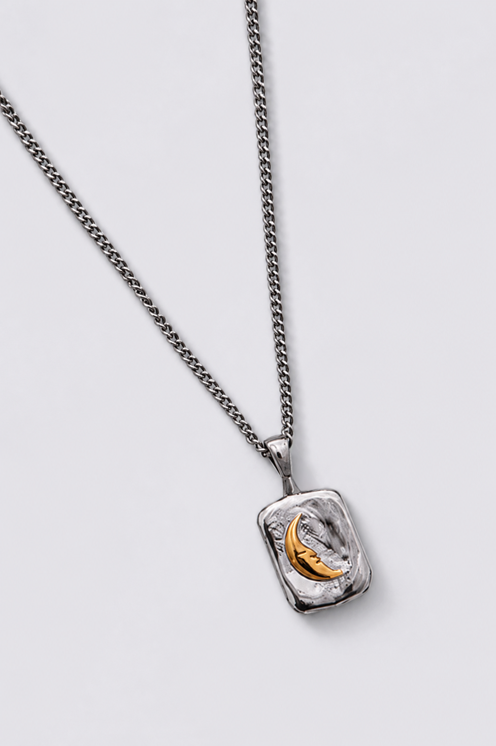 Sun & Moon Mixed Metals Pendant