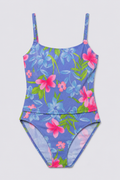 90s Floral High Cut Tankini