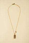 Zodiac Card Pendant Necklace