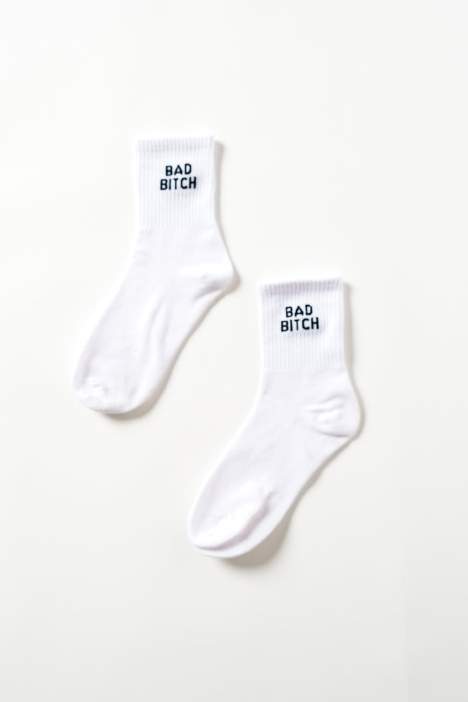 Bad "B" Crew Socks