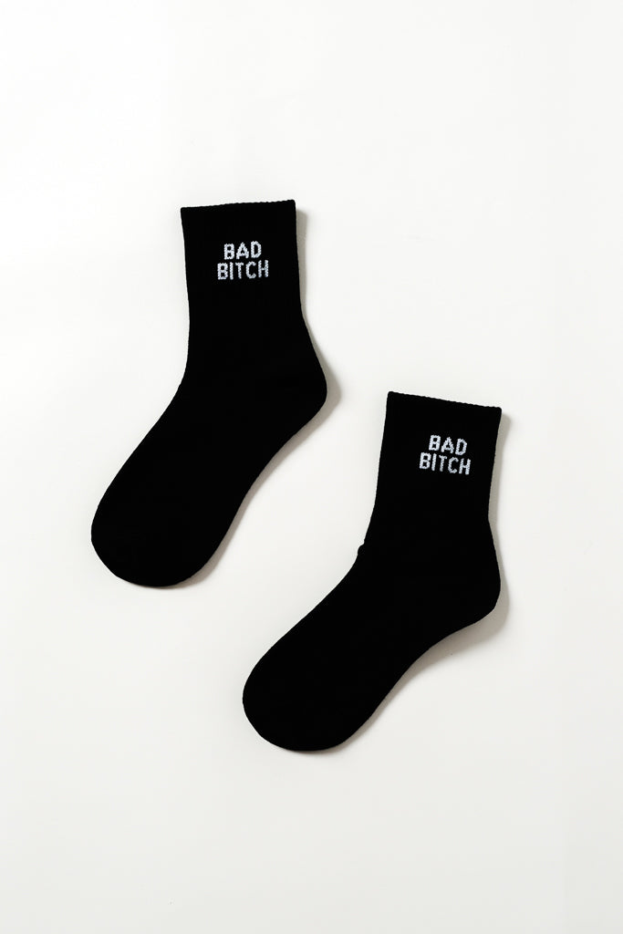 Bad "B" Crew Socks