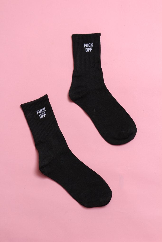 Eff Off Crew Socks