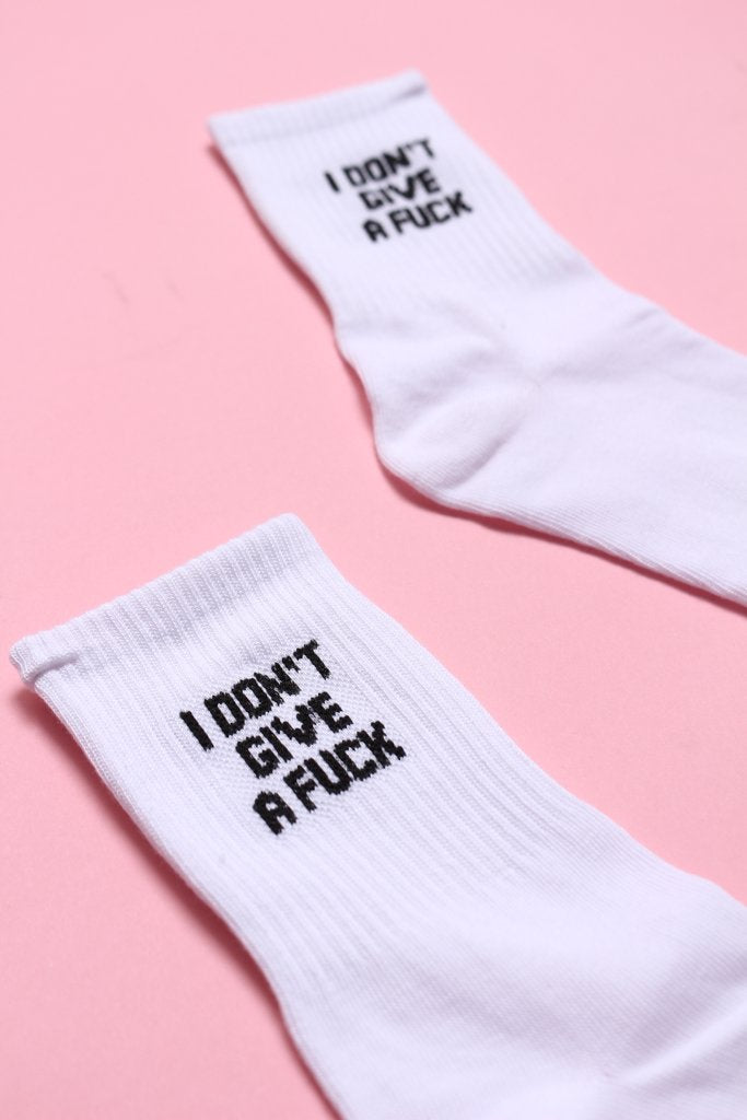 IDGAF Crew Socks